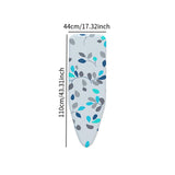 Maxbell Ironing Board Cover Ornament Heat Resistant Cotton Protection Sleeve Padding 110cmx44cm