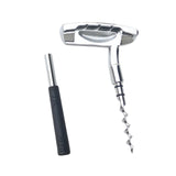 Maxbell Wine Opener Unique Zinc Alloy Kitchen Gadget Cork Remover for Bar Restaurant Silver