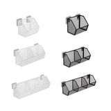 Maxbell Wall Hanging Baskets Wall Mounted Multiuse for Living Room 14.8x11x13.5cm Black
