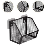 Maxbell Wall Hanging Baskets Wall Mounted Multiuse for Living Room 14.8x11x13.5cm Black