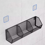 Maxbell Wall Hanging Baskets Wall Mounted Multiuse for Living Room 14.8x11x13.5cm Black