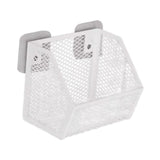 Maxbell Wall Hanging Baskets Wall Mounted Multiuse for Living Room 14.8x11x13.5cm White
