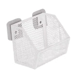 Maxbell Wall Hanging Baskets Wall Mounted Multiuse for Living Room 14.8x11x13.5cm White