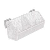 Maxbell Wall Hanging Baskets Wall Mounted Multiuse for Living Room 28.8x11x13.5cm White