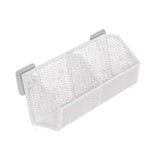 Maxbell Wall Hanging Baskets Wall Mounted Multiuse for Living Room 28.8x11x13.5cm White
