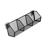 Maxbell Wall Hanging Baskets Wall Mounted Multiuse for Living Room 42.8x11x13.5cm Black