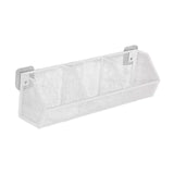 Maxbell Wall Hanging Baskets Wall Mounted Multiuse for Living Room 42.8x11x13.5cm White