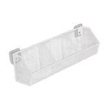 Maxbell Wall Hanging Baskets Wall Mounted Multiuse for Living Room 42.8x11x13.5cm White