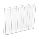 Maxbell Straw Dispenser Clear Portable Drinking Straw Holder for Bar Kitchen Cabinet