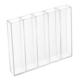 Maxbell Straw Dispenser Clear Portable Drinking Straw Holder for Bar Kitchen Cabinet