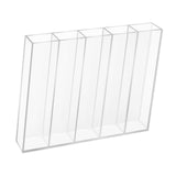 Maxbell Straw Dispenser Clear Portable Drinking Straw Holder for Bar Kitchen Cabinet
