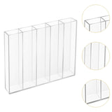 Maxbell Straw Dispenser Clear Portable Drinking Straw Holder for Bar Kitchen Cabinet