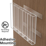 Maxbell Straw Dispenser Clear Portable Drinking Straw Holder for Bar Kitchen Cabinet