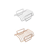 Maxbell Grill Rib Rack BBQ Tool Sturdy Easy to Use Multipurpose for Hams Yard Hiking