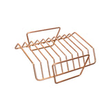 Maxbell Grill Rib Rack BBQ Tool Sturdy Easy to Use Multipurpose for Hams Yard Hiking