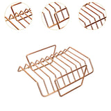 Maxbell Grill Rib Rack BBQ Tool Sturdy Easy to Use Multipurpose for Hams Yard Hiking