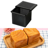 Maxbell Loaf Pan Baking Sheet with Lid Dish Square Mille Feuille Pan 7cmx7cmx7cm