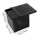 Maxbell Loaf Pan Baking Sheet with Lid Dish Square Mille Feuille Pan 10cmx10cmx10cm