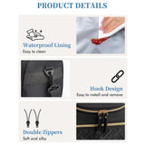 Maxbell Lunch Bag for Women Portable Adult Lunch Cooler Case for Beach Office Travel Black