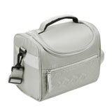 Maxbell Lunch Bag for Women Portable Adult Lunch Cooler Case for Beach Office Travel Gray