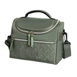 Maxbell Lunch Bag for Women Portable Adult Lunch Cooler Case for Beach Office Travel Green