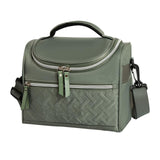 Maxbell Lunch Bag for Women Portable Adult Lunch Cooler Case for Beach Office Travel Green