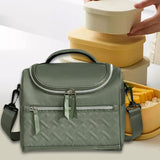 Maxbell Lunch Bag for Women Portable Adult Lunch Cooler Case for Beach Office Travel Green