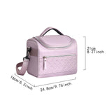 Maxbell Lunch Bag for Women Portable Adult Lunch Cooler Case for Beach Office Travel Purple