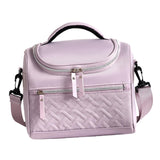 Maxbell Lunch Bag for Women Portable Adult Lunch Cooler Case for Beach Office Travel Purple