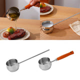 Maxbell Hot Oil Pan Cookware Cooking Pot Mini Frying Pan for Home Kitchen Egg Frying Steel Handle 28cm