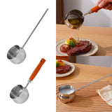 Maxbell Hot Oil Pan Cookware Cooking Pot Mini Frying Pan for Home Kitchen Egg Frying Steel Handle 28cm