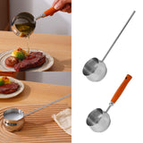 Maxbell Hot Oil Pan Cookware Cooking Pot Mini Frying Pan for Home Kitchen Egg Frying Steel Handle 28cm