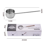 Maxbell Hot Oil Pan Cookware Cooking Pot Mini Frying Pan for Home Kitchen Egg Frying Steel Handle 28cm