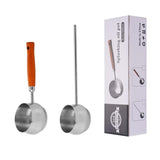Maxbell Hot Oil Pan Cookware Cooking Pot Mini Frying Pan for Home Kitchen Egg Frying Steel Handle 28cm