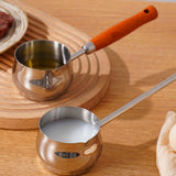 Maxbell Hot Oil Pan Cookware Cooking Pot Mini Frying Pan for Home Kitchen Egg Frying Steel Handle 28cm