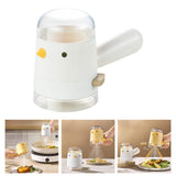 Maxbell Quantitative Seasoning Bottle Seasoning Storage Bottle for Apartment Kitchen White