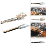 Maxbell BBQ Tongs Comfortable Grip Kitchen Food Tongs for Grilling Restaurant Frying 112 Number