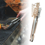 Maxbell BBQ Tongs Comfortable Grip Kitchen Food Tongs for Grilling Restaurant Frying 112 Number