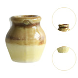 Maxbell Ceramic Vase Fridge Magnets Diy Vase Model for DIY Projects Cabinet Door Brown Yellow