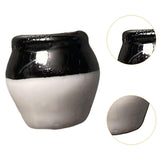 Maxbell Ceramic Vase Fridge Magnets Diy Vase Model for DIY Projects Cabinet Door Black White
