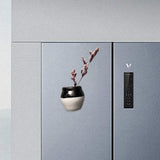 Maxbell Ceramic Vase Fridge Magnets Diy Vase Model for DIY Projects Cabinet Door Black White