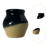 Maxbell Ceramic Vase Fridge Magnets Diy Vase Model for DIY Projects Cabinet Door Black Yellow