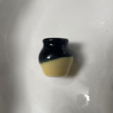 Maxbell Ceramic Vase Fridge Magnets Diy Vase Model for DIY Projects Cabinet Door Black Yellow