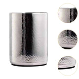 Maxbell Ice Bucket Insulated Portable Double Walled for Indoor Champagne Use Argent