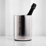 Maxbell Ice Bucket Insulated Portable Double Walled for Indoor Champagne Use Argent