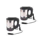 Maxbell Electric Car Kettle Portable Truck Travel Kettle for Truck Businessmen 500ml 12V