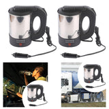 Maxbell Electric Car Kettle Portable Truck Travel Kettle for Truck Businessmen 500ml 12V