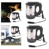 Maxbell Electric Car Kettle Portable Truck Travel Kettle for Truck Businessmen 500ml 12V
