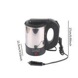 Maxbell Electric Car Kettle Portable Truck Travel Kettle for Truck Businessmen 500ml 24V