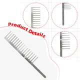 Maxbell Comb Barbecue Skewer Reusable Metal Kebab Stick for Barbecue Outdoor Chicken